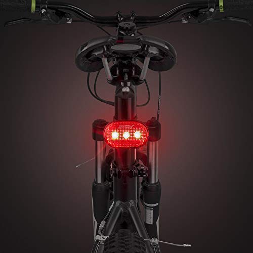 Bicycle Light Set Super Bright 5 LED Headlight, 3 LED Taillight, Quick-Release, Bike Lights for Night Riding