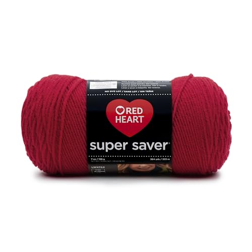 E300.0319 Super Saver Economy Yarn, Cherry Red