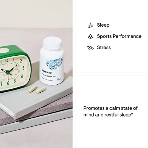 PharmaGABA-250 - GABA Supplement - 250 mg Natural Source Gamma-Aminobutyric Acid - Promotes a Calm, Relaxed, Focused State of Mind* - 60 Capsules