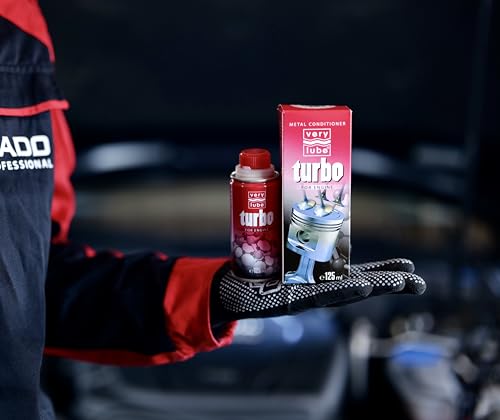 VeryLube Anti Friction Engine Treatment Instant Shudder Fix - Turbo Oil Additive for Car Motor - High Mileage Oil Stabilizer - Metal Conditioner for Engine Restore and Stop Leak (4.2 oz, Bottle)