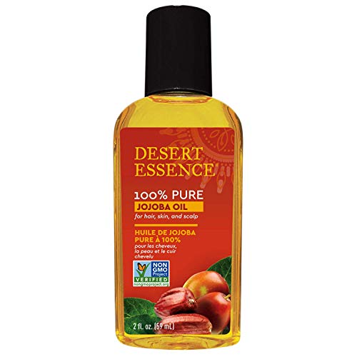 100% Pure Jojoba Oil - 2 Fl Oz - Haircare & Skincare Essential Oil - Suitable For All Skin Types - No Oily Residue - May Help Prevent Flakiness - Makeup Remover - Aftershave Moisturizer