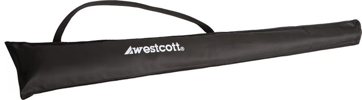 4634 7-Feet White with Black Cover Parabolic Umbrella