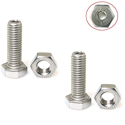 2pcs Cylindrical Hollow External Hexagon Screw 304 Stainless Steel Lamp Threading Screws Through Hole Bolt M8x25