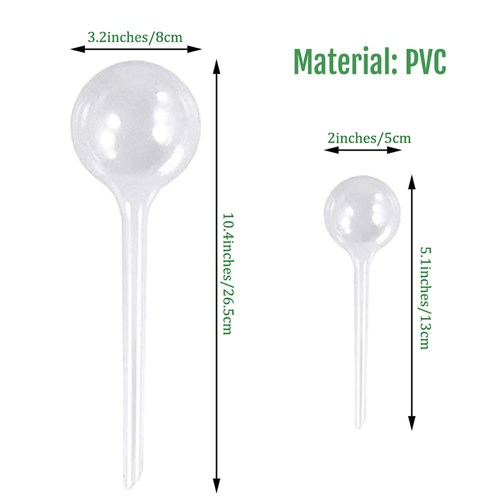 8 Pcs Plant Clear Watering Bulbs,Automatic Self-Watering Globes,Garden Water Device Watering Bulbs for Plants Garden
