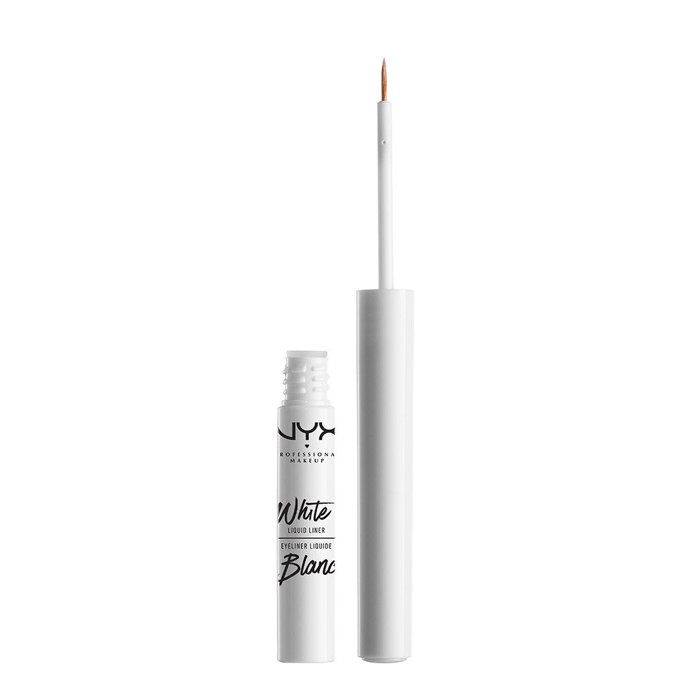 White Liquid Eyeliner, Vegan & Waterproof Formula