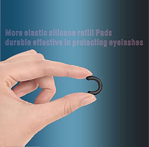 Eyelash Curler for Perfect Lashes with 3 Eyelash Curler Replacement Pads Natural and Long Lasting Eyelash Curler Beauty Makeup Tool for Women and Girl, Multi-colored
