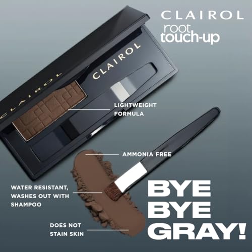 Root Touch-Up Temporary Concealing Powder, Medium Brown Hair Color, Pack of 1