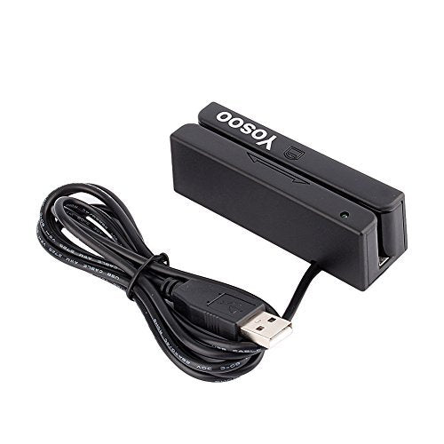 MSR90 USB Magnetic Strip Card Reader 3 Tracks Mini Mag Hi-Co Swiper
