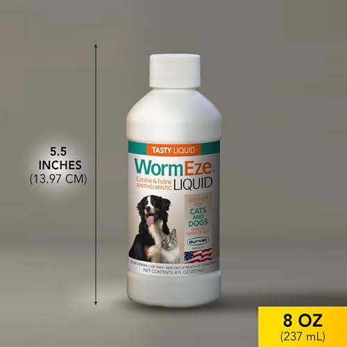 WormEze Liquid Canine & Feline Antihelmintic, 8 oz