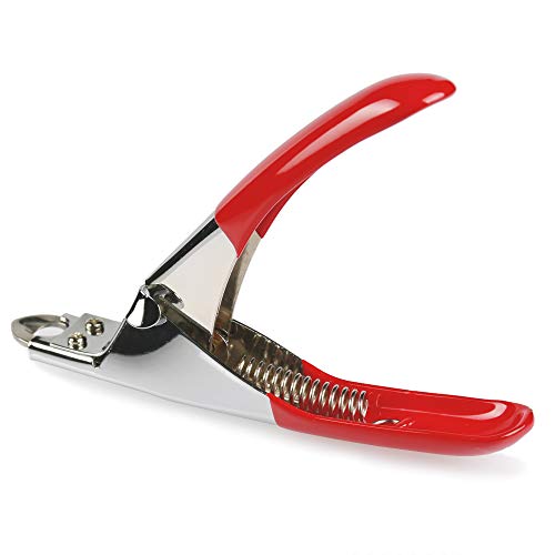Dog Cat Pets Nail Clippers, Professional Pets Claw Trimmer with Free Nail File, Sharp Stainless Steel Blade, Sturdy Non Slip Handles - for Safe, Professional at Home Grooming