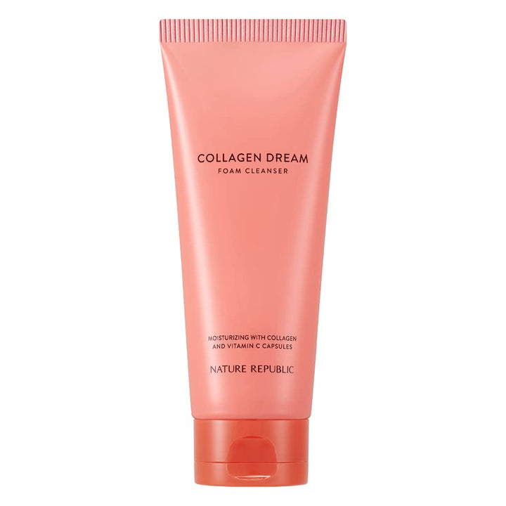 Moisturizing Collagen Dream Foam Cleanser - Daily Skin Care Vitamin C Capsule Smoothing Wrinkles Texture Improvement 150ml/5.07fl.oz