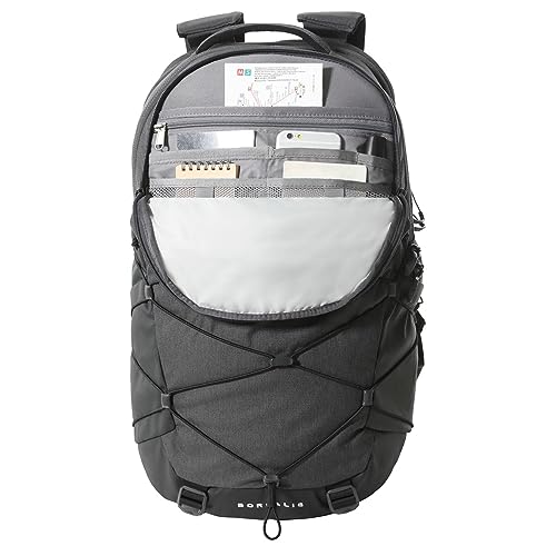 Borealis Commuter Laptop Backpack, Asphalt Grey Light Heather/TNF Black, One Size