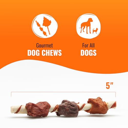 Good'N'Fun Triple Flavored Rawhide Kabobs for Dogs, 1 pack, 12 oz