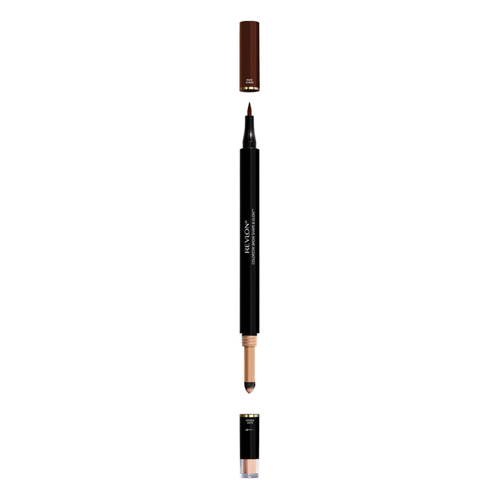 Revlon Colorstay Shape & Glow Eye Brow Marker and Highlighter, Dark Brown, 0.02 Oz (Marker), 0.008 Oz (Highlighter)