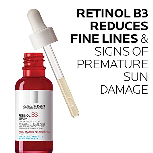 Pure Retinol Face Serum with Vitamin B3. Anti Aging Face Serum for Lines, Wrinkles & Premature Sun Damage to Resurface & Hydrate. Suitable for Sensitive Skin, 1.0 Fl. Oz