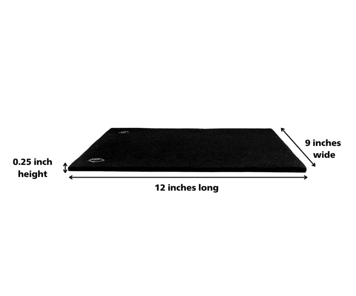 High-Temperature Carbon Fiber Soldering Heat Shield- 9 x 12 - High Heat Flame Resistant Fabric PlumberPad for Soldering, Welding, Brazing, Repairs- Heavy Duty, Professional Welding Pad