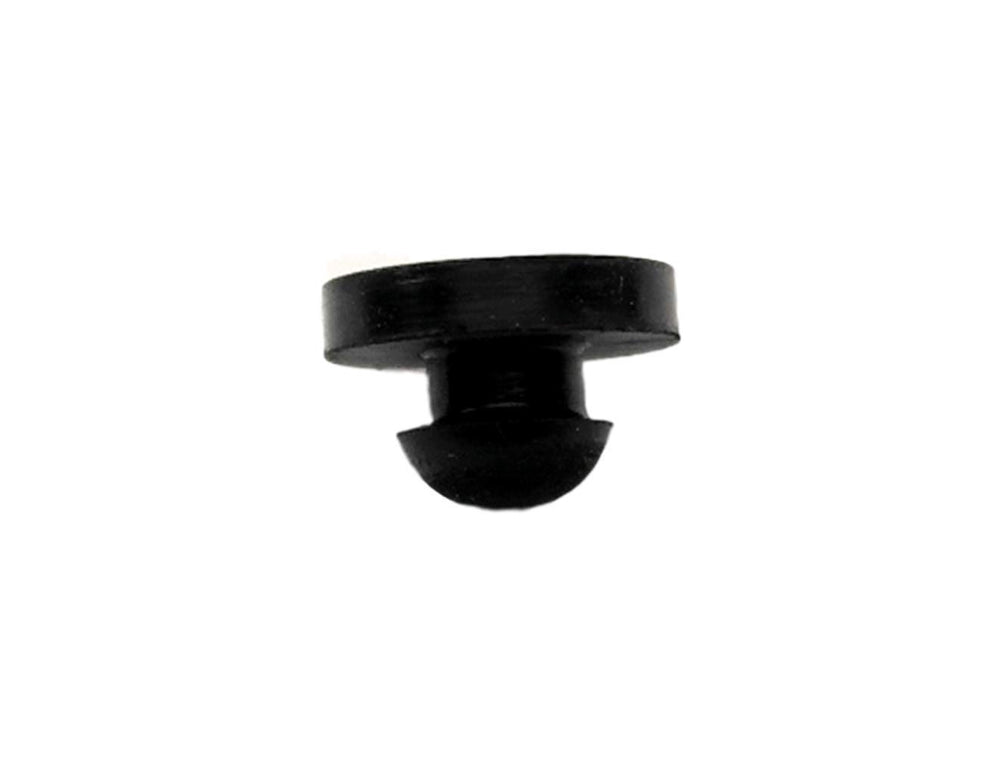 Rubber Push-in Ridged Stem Bumper 9/16 Diameter fits 1/4 Hole in 1/8 Thick Material (12)