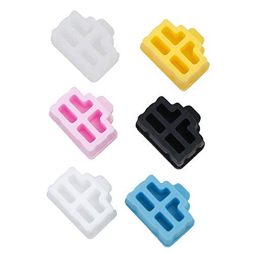 24 Pack Ethernet Hub RJ45 Dust Cover Plug Cap RJ-45 Port Jack Lock Blocker Plugs Anti-Dust Protector for Router Laptop Computer PC USB Adapter Stick DAC Network Switches