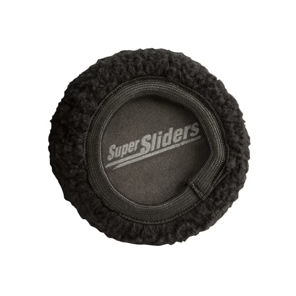 3 1/2 Reusable 2-in-1 Furniture Carpet Sliders with Hardwood Socks to Slide Items Easily Without Damage Across Any Surface, Beige (4 Pieces)