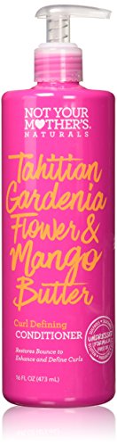 Naturals Tahitian Gardenia Flower Butter Curl Defining Conditioner, Basic, Mango, 16 Fl Oz