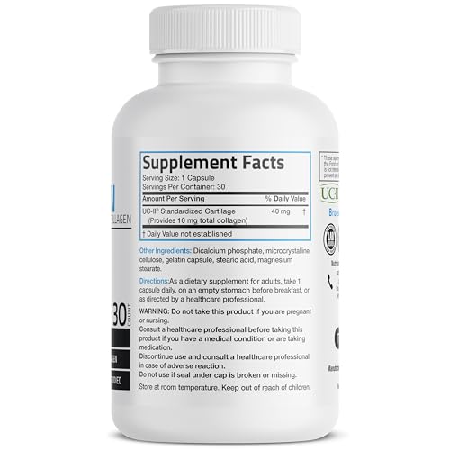 Collagen with Undenatured Type II Collagen, 30 Capsules