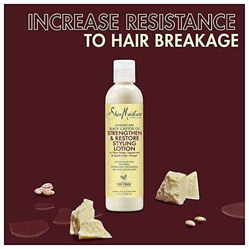 Jamaican Black Castor Oil, Strengthen & Restore Styling Lotion, Moisturize & Style, 8 Oz