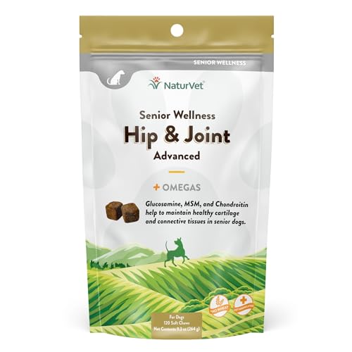 – Senior Wellness Hip & Joint Advanced Plus Omegas | Help Support Your Pet’s Healthy Hip & Joint Function | Supports Joints, Cartilage & Connective Tissues | 120 Soft Chews