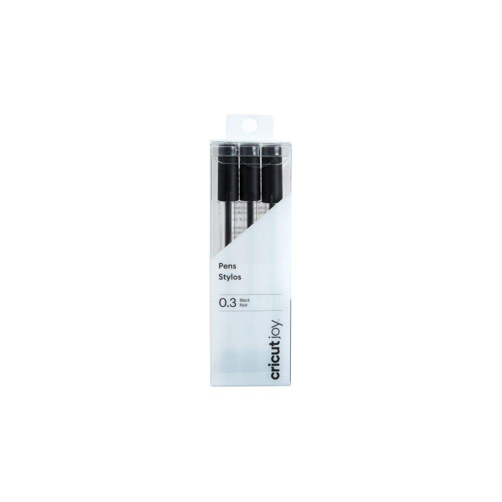 Joy Extra Fine Point Pens 0.3mm, 3 Count, Black