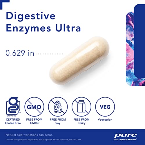 Digestive Enzymes Ultra - Vegetarian Digestive Enzyme Supplement to Support Protein, Carb, Fiber, and Dairy Digestion* - 90 Capsules