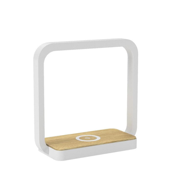 Bedside Lamp Qi Charger LED Desk Lamp with Touch Control 3 Light Hues,Table Lamp Eye-Caring Reading Light for Kids, Adults, Home, Dorm and Office,Wireless Charge for All Qi Devices