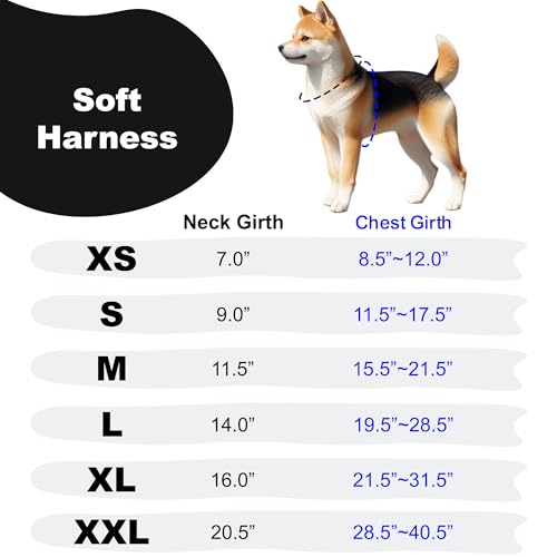 Authentic Soft Dog Harness, Red - Medium