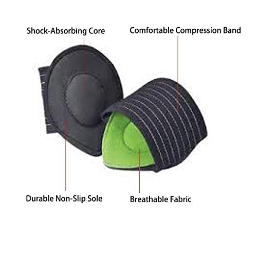 Arch Support Pad Orthotic Shoe Insert for Flat Foot Pain, Plantar Fasciitis, PTTD, Arch Flatfoot Orthotics Massage Pad Insoles Foot Sleeves