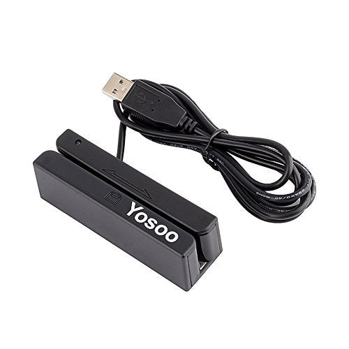 MSR90 USB Magnetic Strip Card Reader 3 Tracks Mini Mag Hi-Co Swiper