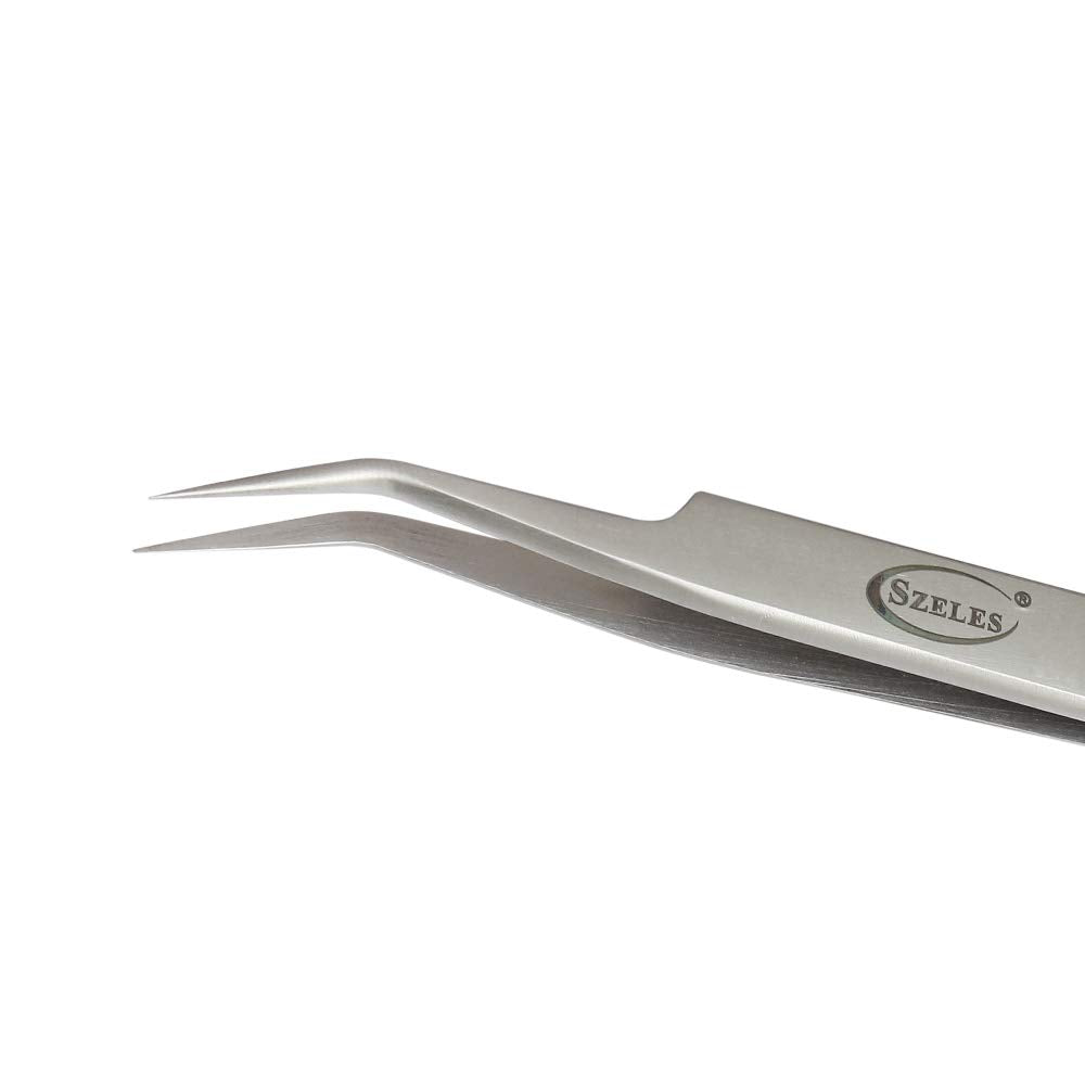 Volume Tweezers Stainless Steel Ultra Rigidity Curved Curved Pro Beauty Eyelash Extension Tool 5B-SA