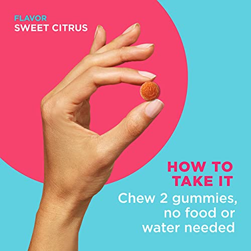Prenatal Multivitamin Gummy, Supports Healthy Growth and Brain Development, Folic Acid, Vitamin D, Omega 3 DHA, Chewable Supplement, Citrus Berry Flavor, 40-Day Supply - 80 Count Pouch