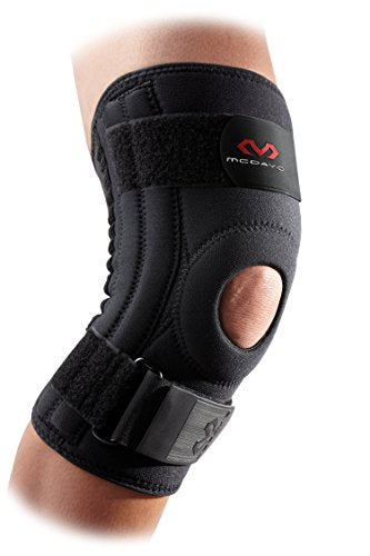 421 Level 2 Knee Support with Stays, Black, Medium
