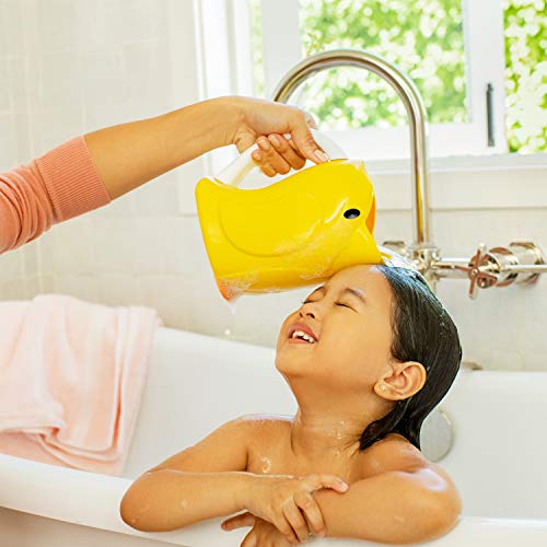 ® Duckling™ Shampoo Bath Rinser Cup, Ultra Soft and Flexible Rim, Babies, Toddlers and Kids, Yellow Duck