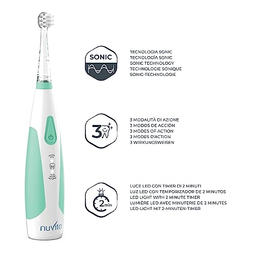 1151 | Baby Electric Toothbrush Sonic Clean & Care | Baby & Toddler Electric Toothbrush | Brush Baby Toothbrush | Baby Sonic Toothbrush | Age 3 Months - 5 Years Old | Baby Toothbrush Electric