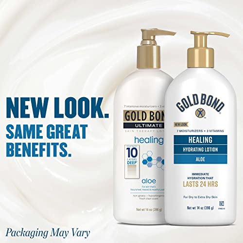 Ultimate Healing Skin Therapy Lotion with Aloe, 14 oz., Non-Greasy & Hypoallergenic