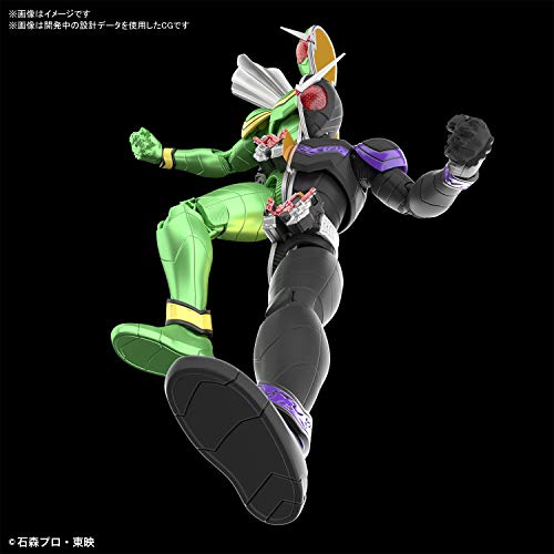 Bandai Hobby Figure-Rise Standard Kamen Rider Double Cyclone Joker Kamen Rider, Multi