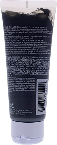 Clear Improvement Active Charcoal Mask for Unisex, 2.5 Fl Oz