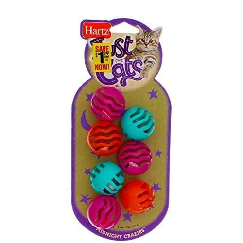 Just For Cats Midnight Crazies Cat Toy Balls - Assorted, for All Breed Sizes