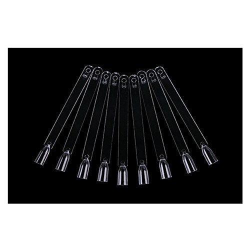 Nail Color Palette Nails Polish Color Card Nail Art Tools Nail Color Display Set For Nail Design (Transparent)