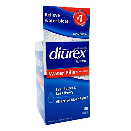 Ultra Re-Energizing Water Pills - Relieve Water Bloat - Feel Better & Less Heavy - 80 Count