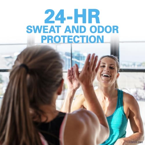 Antiperspirant and Deodorant for Women, 24hr Sweat & Odor Protection, PH Balanced Protection, Gentle on Skin, Invisible Solid, Powder Fresh Scent, 2.6 oz