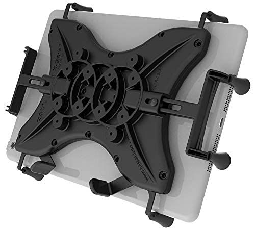 RAM Mounts RAM-HOL-UN9U X-Grip Universal Holder for 9-11 Tablets Compatible with RAM B 1 and C 1.5 Size Round Ball Bases