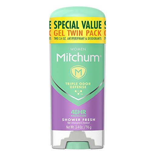 Women's Deodorant, Antiperspirant Stick, Triple Odor Defense Gel, 48 Hr Protection, Shower Fresh, 3.4 Oz (Pack of 2)