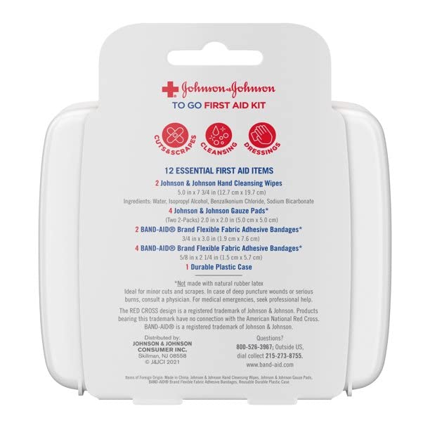 Johnson & Johnson FIRST AID TO GO!® First Aid Kit