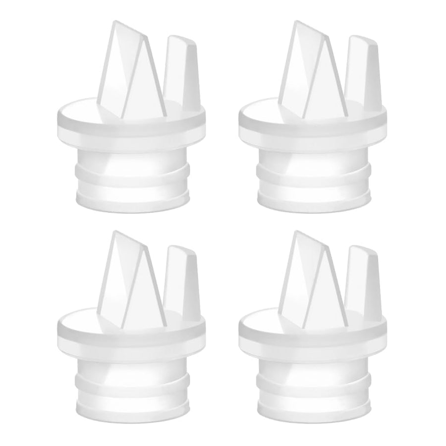 2nd Generation Pump Valves with Pull Tab for Spectra S1, S2 and 9 Pumps and Compatible with Avent Comfort Electric Breast Pump; (4 pc)