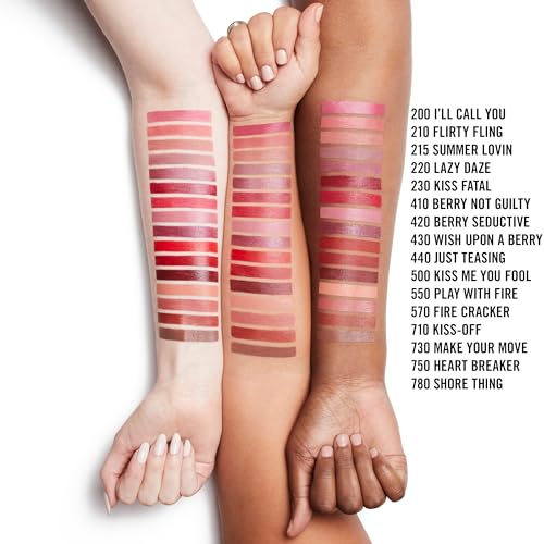London Provocalips 16hr Kiss-Proof Lip Color - Two-Step Liquid Lipstick to Lock in Color and Shine - 210 Flirty Fling, .14 fl.oz.